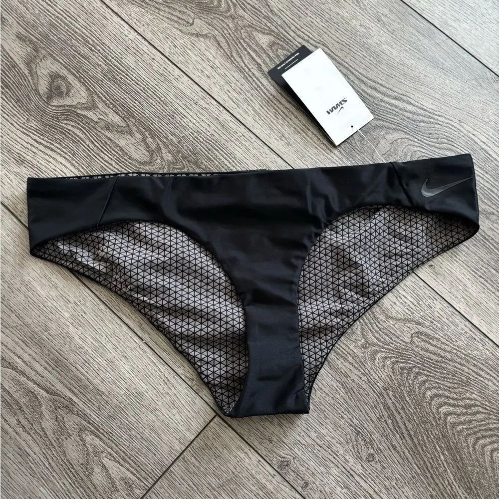 Nike Women's Black Mesh Bikini Bottom